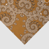 Karamel Fractal Kantwerk Tissuepapier (Detail)