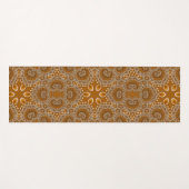 Karamel Fractal Kantwerk Yogamat (Voorkant (horizontaal))