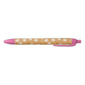 Karamel Harten Kerstmis Zwarte Inkt Pen (Bodem)