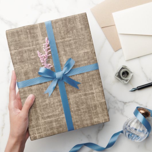 Karamel Linnen Cadeaupapier (Geschenken)