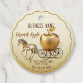 karamelappel bedankjes labels (Voorkant)