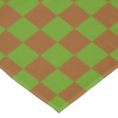 Karamelappel geruit bord patroon tafelkleed (Gekanteld)