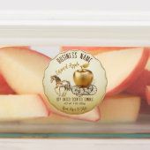 karamelappel labels (Aangebracht)