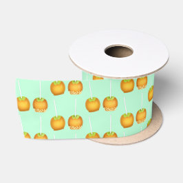 karamelappelen satijnen lint