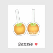 karamelappelen sticker (Vel)