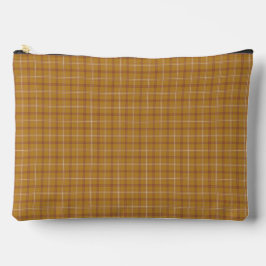 Karamelbruine geruite klassieke patroon retro etui