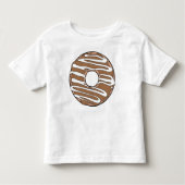Karameldonut, donut, glazuur, ijsblokjes, berijpen kinder shirts (Voorkant)