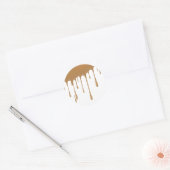 Karamelinfuus Ronde Sticker (Envelop)