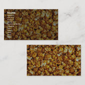 karamelmaïs visitekaartje (Voorkant / Achterkant)