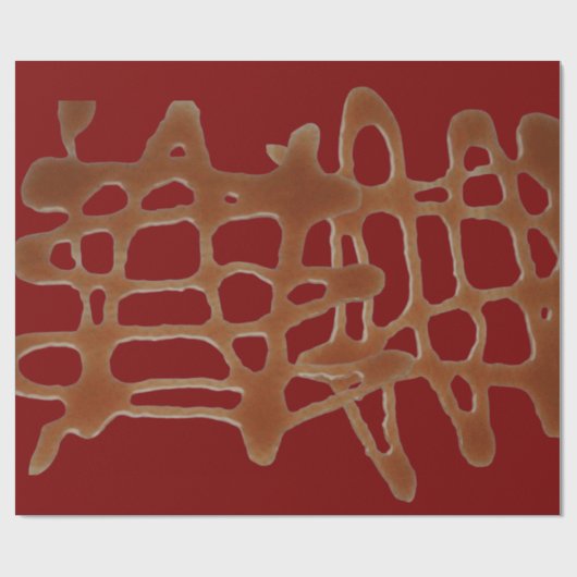 karamelmoes cadeaupapier (Vlak)