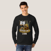 Karaoke Animals Sing KINGS Of LION T-shirt (Voorkant volledig)
