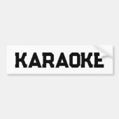Karaoke Bumpersticker (Voorkant)