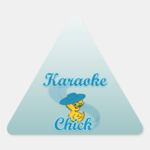 Karaoke Chick #3 Sticker