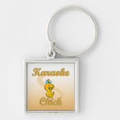 Karaoke Chick Sleutelhanger (Voorkant)