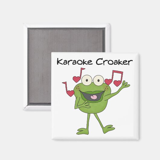 Karaoke Croaker Magneet (Voorkant / Achterkant)