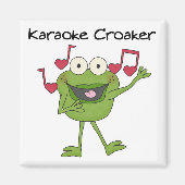 Karaoke Croaker Magneet (Voorkant)