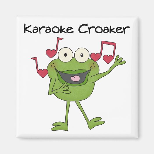 Karaoke Croaker Magneet (Voorkant)