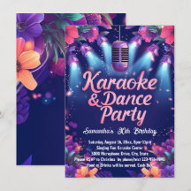 Karaoke Dance Party Sociaal of Verjaardagsfeest