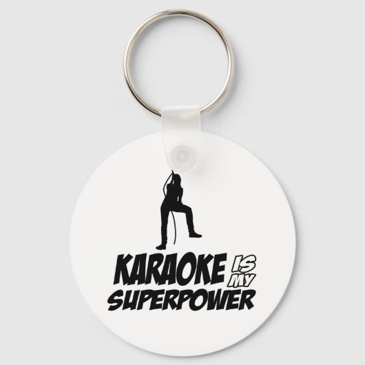 Karaoke design sleutelhanger (Voorkant)