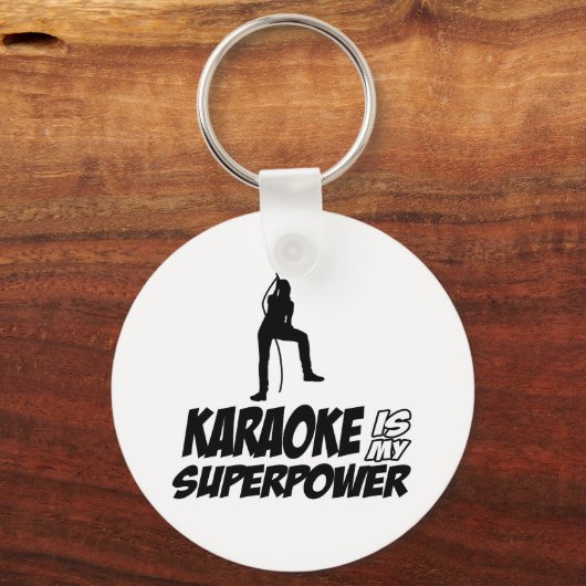 Karaoke design sleutelhanger (Voorkant)