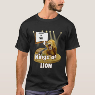 Karaoke-dieren die in het geval van leeuwen konijn t-shirt
