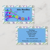 Karaoke DJ Visitekaartje (Voorkant / Achterkant)