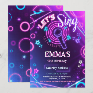 Karaoke Feest Uitnodiging