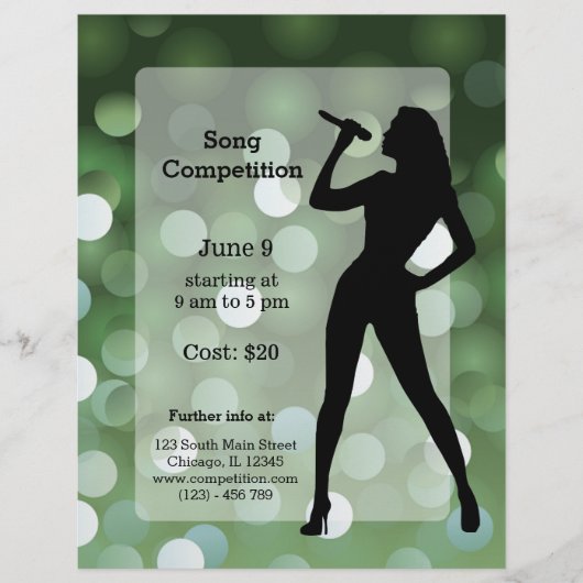 Karaoke Flyer (Voorkant)