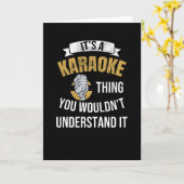 Karaoke geschenken | Karaoke liefhebbers Karaoke N Kaart (Gele Bloem)