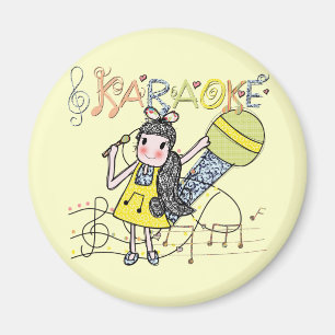 Karaoke Girl Magneet