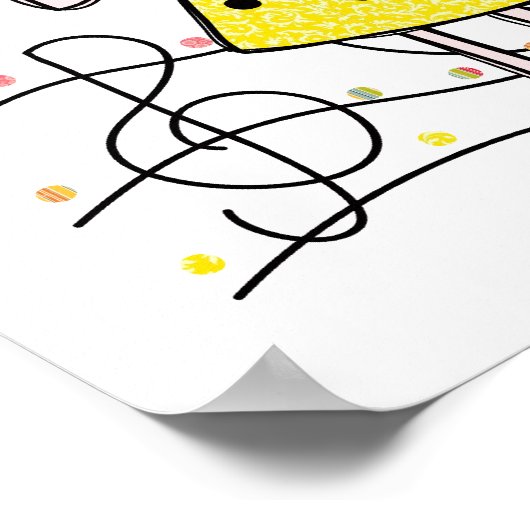 Karaoke Girl Poster (Hoek)