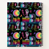 Karaoke Glow Singing Music Lyrics Notitieboek (Achterkant)