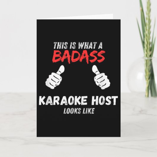 Karaoke Grappig Dit Is Hoe Een Slecht Karaoke Host Kaart (Voorkant)