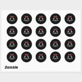 Karaoke Grappig Dit Is Hoe Een Slecht Karaoke Host Ronde Sticker (Vel)