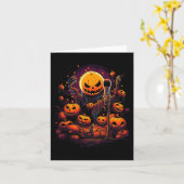 Karaoke Halloween Custom Graphic T - shirts voor M Kaart (Gele Bloem)