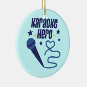Karaoke Hero Keramisch Ornament (Rechts)