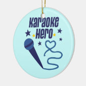 Karaoke Hero Keramisch Ornament (Links)