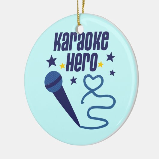 Karaoke Hero Keramisch Ornament (Links)