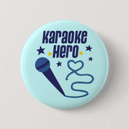 Karaoke Hero Ronde Button 5,7 Cm (Voorkant)