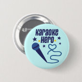 Karaoke Hero Ronde Button 5,7 Cm (Voorkant /achterkant)