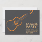 Karaoke Invitation Kaart (Voorkant)