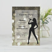 Karaoke Kaart (Staand voorkant)