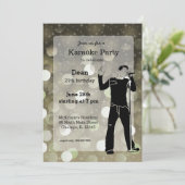 Karaoke Kaart (Staand voorkant)