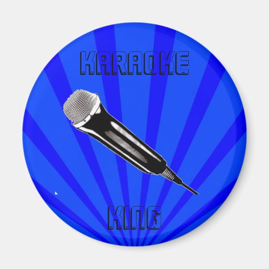 Karaoke King Magneet (Voorkant)