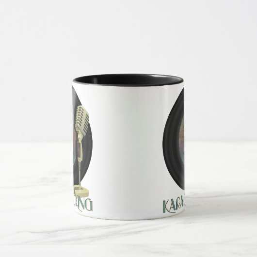 Karaoke King Personalized Drinkware Mok (Midden)