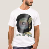 Karaoke King Persoonlijk record T-shirt (Voorkant)