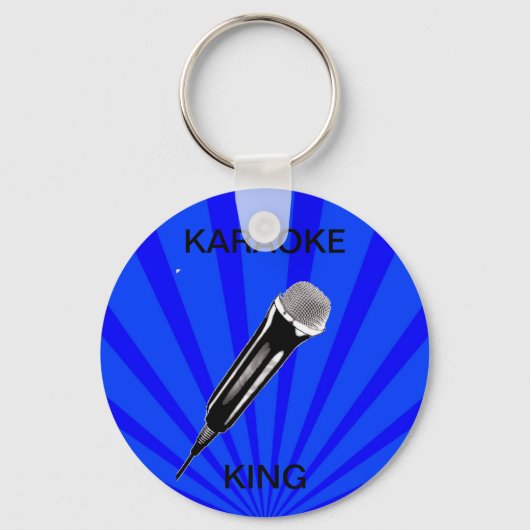 Karaoke King Sleutelhanger (Voorkant)