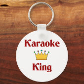 Karaoke King Sleutelhanger (Voorkant)