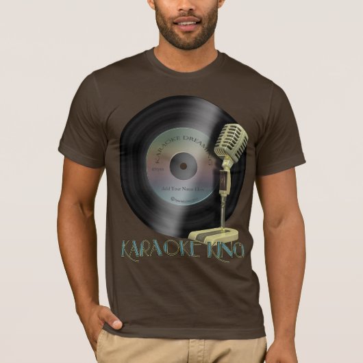 Karaoke King T-shirt (Voorkant)