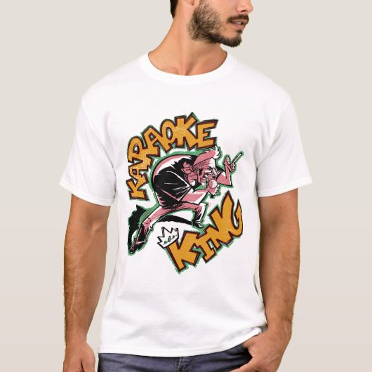 Karaoke King T-shirt (Voorkant)